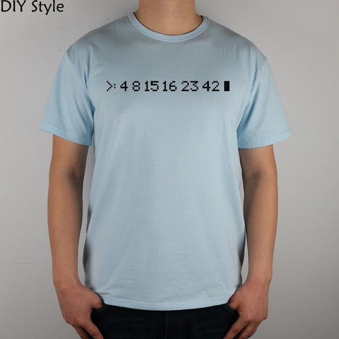 LOST 4815162342 abc T-shirt Men T shirt